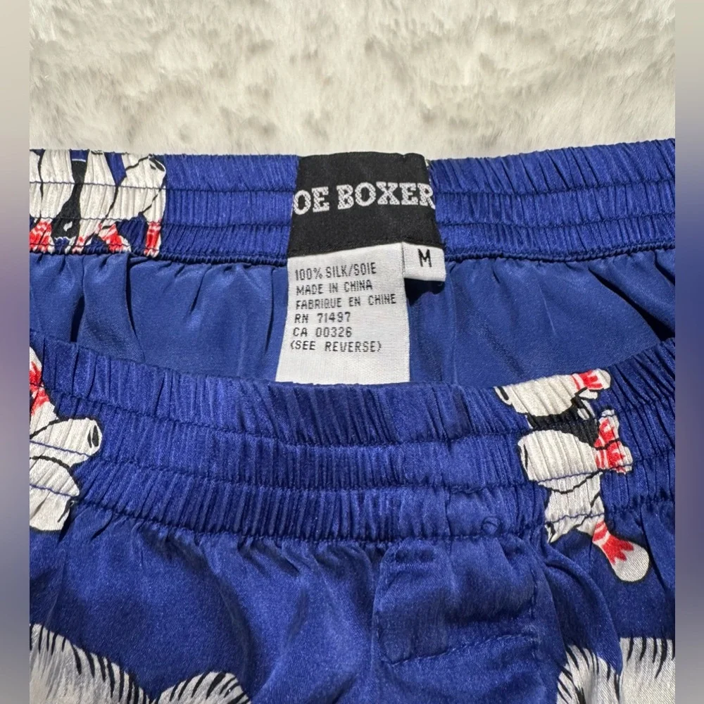 VINTAGE 80s RARE Men’s Joe Boxer 100% Silk Bowling Polar Bear Boxers